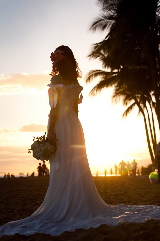 ウェディングドレス レンタル プレタ オーダー | ドレスマニア ブログ 素敵な先輩花嫁様 Dress Mania ハワイ 海外ウェディング